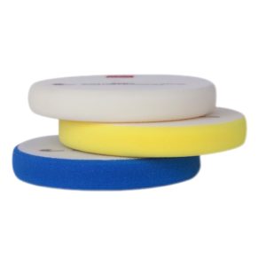 RUPES 拋光海綿 5吋 厚棉 藍黃白三色 粗中細拋光組